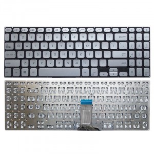 REPLACEMENT KEYBOARD FOR ASUS S15 S530 S15 S530U S15 S530UA S15 S530F S15 S530FA X530CA S15 0KNB0-6111CB00 9 SILVER Y5100UB SILVER M509D S531F-LBQ492T Spare Parts for Laptop, Keyboard for Laptop, Keyboard for Asus Laptop image