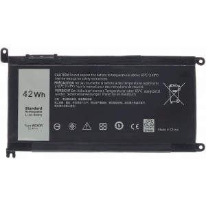 REPLACEMENT BATTERY FOR DELL TYPE WDXOR 11.4V- 42Wh Spare Parts for Laptop, Batteries for Laptop, Batteries for Dell Laptop image