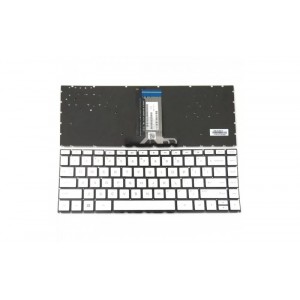 REPLACEMENT KEYBOARD SILVER FOR HP 14-BSBW-BLT-BLK