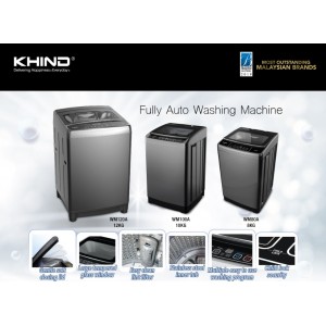 Khind 10KG Fully Auto Washing Machine 600W ( WM100A )