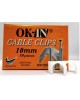 OK-IN PVC CABLE CLIPS WIRE CLIPS WITH NAILS 10mm(50pcs) - OK10CC Home Appliances, Accessories, Cable Clips With Nails image
