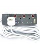 DESIGNER 5 Meter Extension Trailing Socket with Surge Protector & LED Indicator 3 Gang-9833 Home Appliances, Accessories image