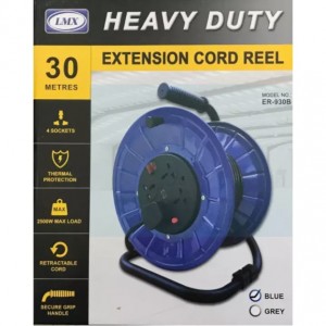 LMX Heavy Duty Extension Cord Reel ( 30Meter ) - ER-930B Home Appliances, Accessories, Electric Socket image