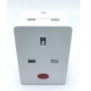 13A 3 WAY ADAPTOR WITH NEON (3 WAY (NEON)) - OPP940N Home Appliances, Accessories, Power Adapter image