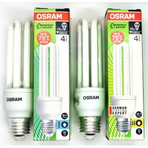 OSRAM Energy Saver Bulb 18W E27 (865 Daylight / 827 Warm White)