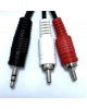 1.5M/3M/5M 3.5mm Stereo Audio Aux to 2 RCA L/R Cable Home Entertainment, Accessories, Audio Cable image