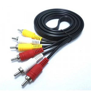 1.5M/3M/5M 3 TO 3 RCA AV Audio Video Cable Male to Male Home Entertainment, Accessories, Audio Cable image