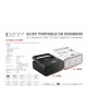 Denn AC/DC Portable CD Boombox (CR-3068BB / CR-3068BW) Home Entertainment, Audio, Speakers image
