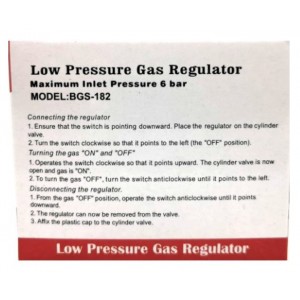 BRV Low Pressure Gas Regulator (Model: BGS-182) Kitchen Appliances, Accessories, Gas Regulator image
