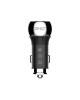 LDNIO C1 PD+QC3.0 Quick Dual Port USB Car Charger With Type C Port Fast Charger With Micro Cable 36W car charger adapter Image