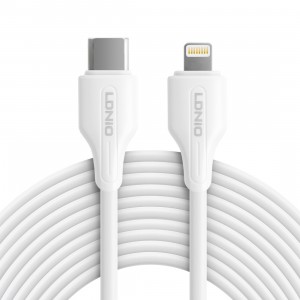 LC121-L Fast Charging 65W USB-C Cable Type-c to Lightning Data USB Phone Charger Cable Image